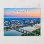 Augusta Georgia Briefkaart Zonsondergang (Voorkant)