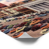 Augusta, Georgia, Broad Street, Uitzicht Poster (Hoek)