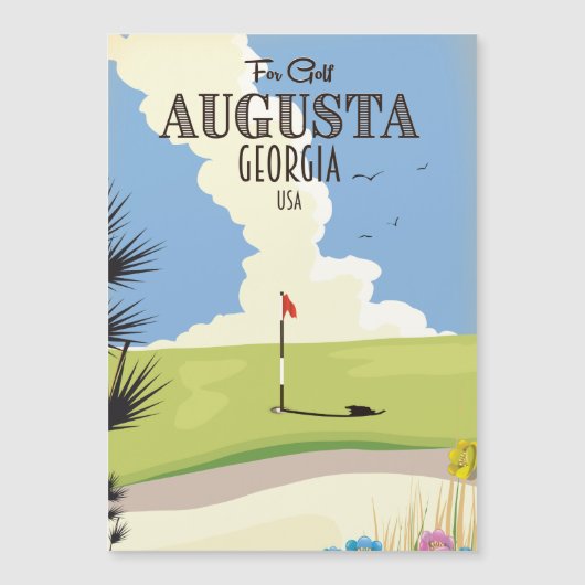 Augusta Georgia Golf Poster (Voorkant)