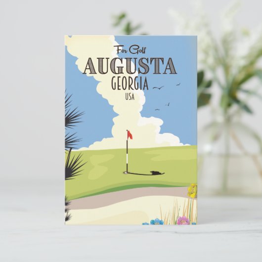 Augusta Georgia Golf Poster (Staand voorkant)