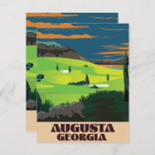 Augusta Georgia Golf poster (Voorkant / Achterkant)
