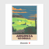 Augusta Georgia Golf poster Sticker (Vel)