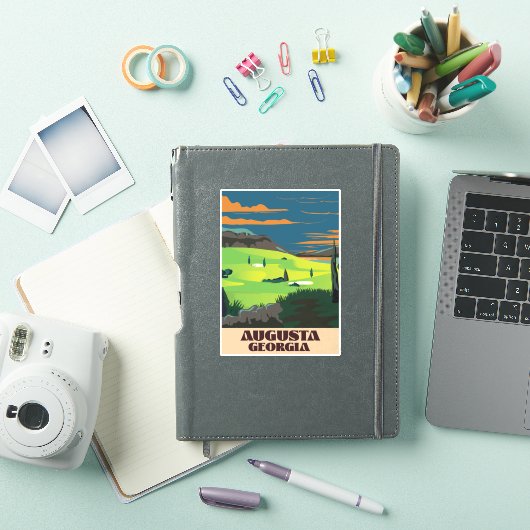Augusta Georgia Golf poster Sticker (iPad Cover)