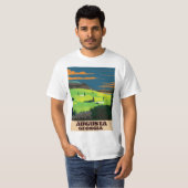 Augusta Georgia Golf poster T-shirt (Voorkant volledig)