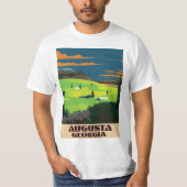 Augusta Georgia Golf poster T-shirt (Voorkant)