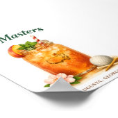 Augusta Georgia Masters Printbare Digitale Downloa Poster (Hoek)