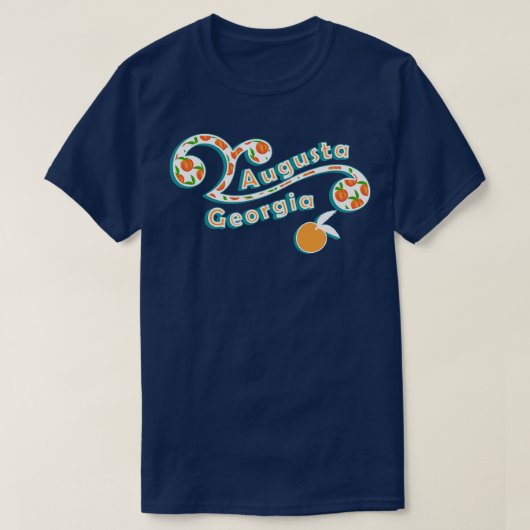 Augusta Georgia Peach T-shirt (Design voorkant)