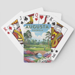 Augusta Georgia Reizen Pokerkaarten