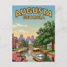 Augusta Georgia Travel Briefkaart