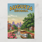 Augusta Georgia Travel Briefkaart (Voorkant)