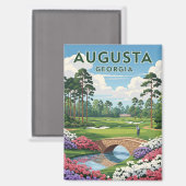 Augusta Georgia Travel Magneet (Voorkant / Achterkant)
