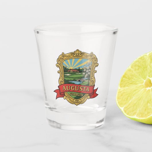 Augusta Georgia Travel Shot Glas (Voorkant)