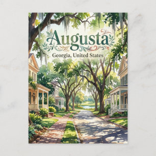 Augusta, Georgia, Verenigde Staten Georgia Briefkaart