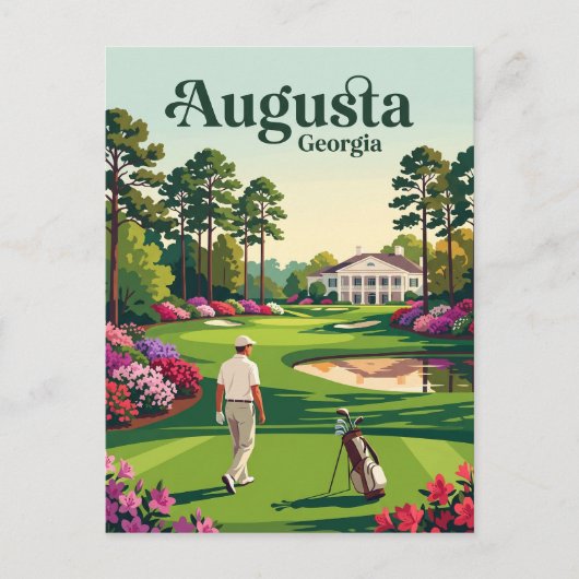 Augusta, Georgia, VS Briefkaart (Voorkant)