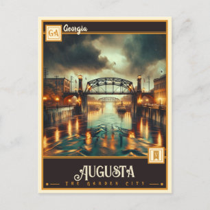 Augusta, Georgië Briefkaart