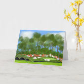 Augusta Golf 12e hole Kaart (Gele Bloem)