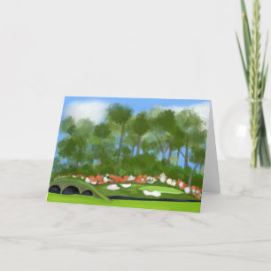 Augusta Golf 12e hole Kaart