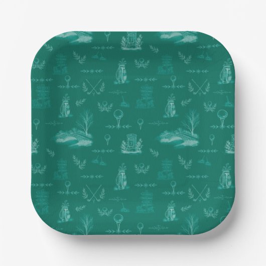 Augusta Golf Toilet Papieren Bordje (Voorkant)