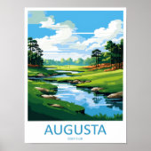 Augusta Golfbaan Reisprint Muurkunst Augusta  Poster (Voorkant)