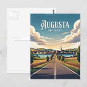 Augusta Kentucky Briefkaart (Voorkant / Achterkant)