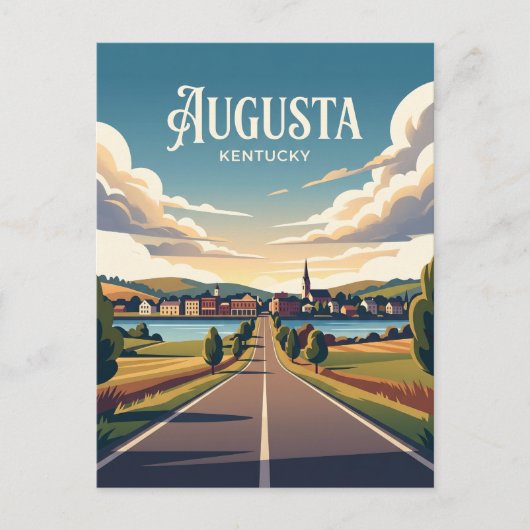 Augusta Kentucky Briefkaart (Voorkant)