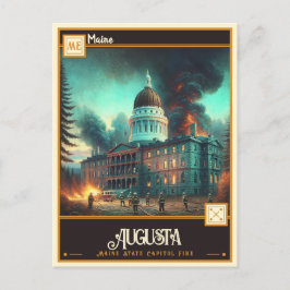 Augusta, Maine | Briefkaart