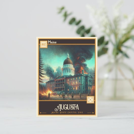 Augusta, Maine | Briefkaart (Staand voorkant)