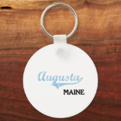 Augusta Maine City Classic Sleutelhanger (Voorkant)