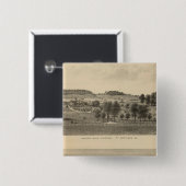 Augusta Male Academy Seawright, eigenschap Vierkante Button 5,1 Cm (Voorkant /achterkant)