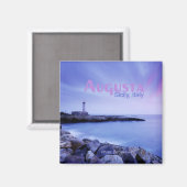 Augusta Sicilië Italië Reizen Souvenir Koelkast Ma Magneet (Voorkant / Achterkant)
