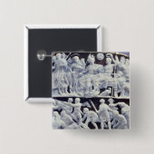 Augustaanse cameo, na 10 AD Vierkante Button 5,1 Cm (Voorkant /achterkant)