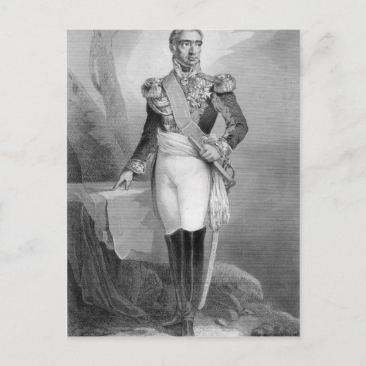 Auguste Frederic Louis Viesse de Marmont Briefkaart (Voorkant)