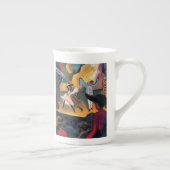 Auguste Macke - Russische balletdansers op podium Porselein Kop (Rechts)