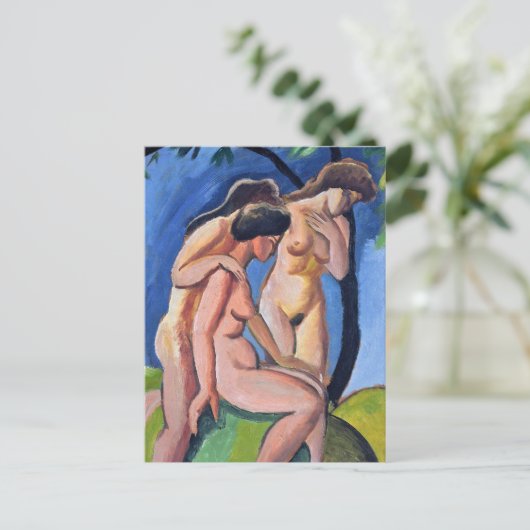 Auguste Macke Three Acts Briefkaart (Staand voorkant)