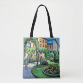 Auguste Macke - Tuinbeeld, populaire schilderij, Tote Bag (Voorkant)