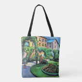 Auguste Macke - Tuinbeeld, populaire schilderij, Tote Bag (Achterkant)