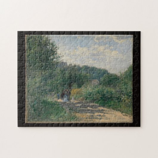 Auguste Renoir A Road in Louveciennes Fine Art Legpuzzel (Horizontaal)