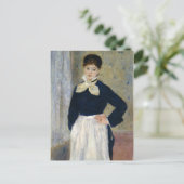 Auguste Renoir A Waitress in Duals Restaurant Briefkaart (Staand voorkant)
