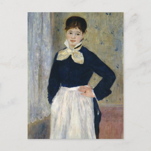 Auguste Renoir A Waitress in Duals Restaurant Briefkaart (Voorkant)