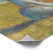 Auguste Renoir - Cijfers op de strand Poster (Hoek)