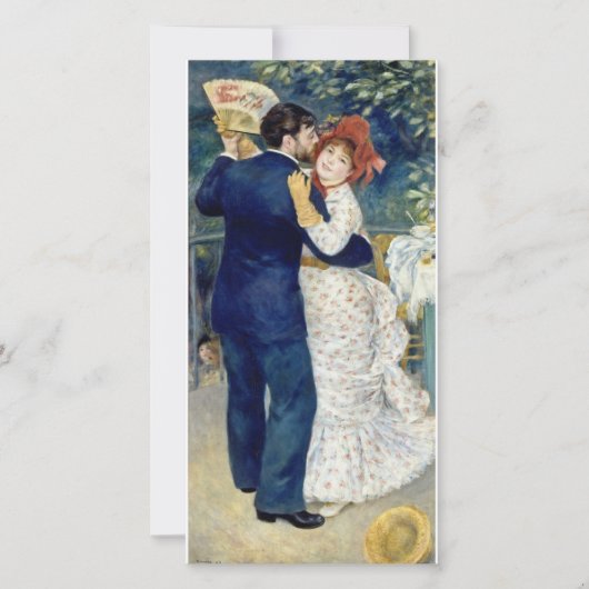 Auguste Renoir - Country Dance Feestdagenkaart (Voorkant)