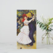 Auguste renoir - dance at Bougival Feestdagenkaart (Staand voorkant)