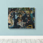 Auguste Renoir - Dance at Le Moulin de la Galette Canvas Afdruk (Insitu (Houten vloer))