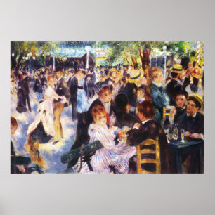 AUGUSTE RENOIR - Dance at Le moulin de la Galette Poster