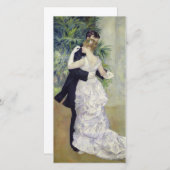 Auguste Renoir - Dans de Stad Feestdagenkaart (Voorkant / Achterkant)