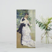 Auguste Renoir - Dans de Stad Feestdagenkaart (Staand voorkant)