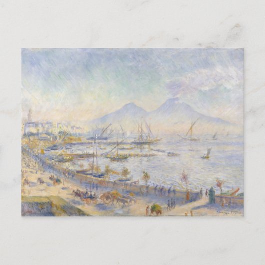 Auguste Renoir - De baai van Napels Briefkaart (Voorkant)