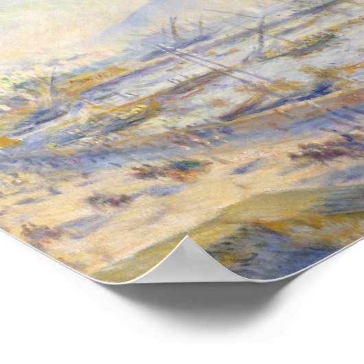 Auguste Renoir - De baai van Napels Poster (Hoek)