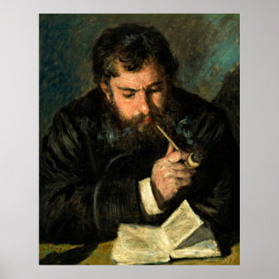 Auguste Renoir door Claude Monet Poster