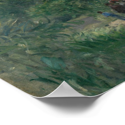 Auguste Renoir - Een weg in Louveciennes Poster (Hoek)